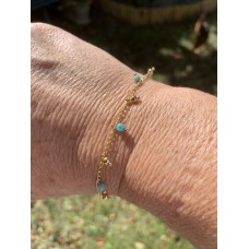 Amazonite sur chaînette ajustable