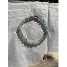 Aigue marine et labradorite