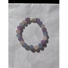 Aigue marine Améthyste Quartz rose Nacre