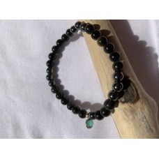 Obsidienne dorée hématite puissance et confiance en soi ancrage