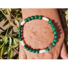 Malachite et nacre