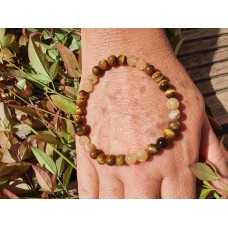 Oeil de tigre Citrine Protection Sérénité Energie positive