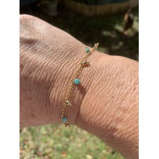 Amazonite sur chaînette ajustable