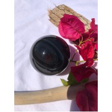 Sphère obsidienne oeil céleste 440 grammes une seule en stock poids 440 grammes le plus puissante des obsidiennes protection 